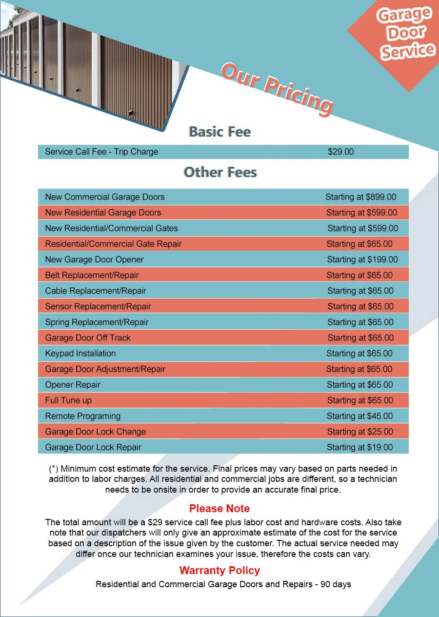 Golden Garage Door Repair Service Orange Park, FL 904-373-7347